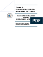 Tema 05 - Planificacion Ii - Analisis Externo - La Prevision - Ejercicios Resueltos