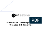 Manual de orientação aos clientes GZ Sistemas