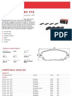 Brembo Brake Pad P 83 172