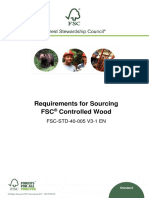 FSC-STD-40-005 V3-1 EN Requirements For Sourcing FSC Controlled Wood