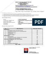 Surat Keterangan Lulus: - Raya Desa Pulau Panggung Kec. Kisam Tinggi Kab. OKU Selatan 32279 Website: Email