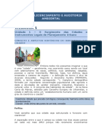 Gestão Ambiental e Planejamento Urbano