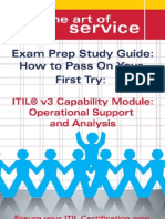 ITIL V3 Service Capability OSA Certification Exam