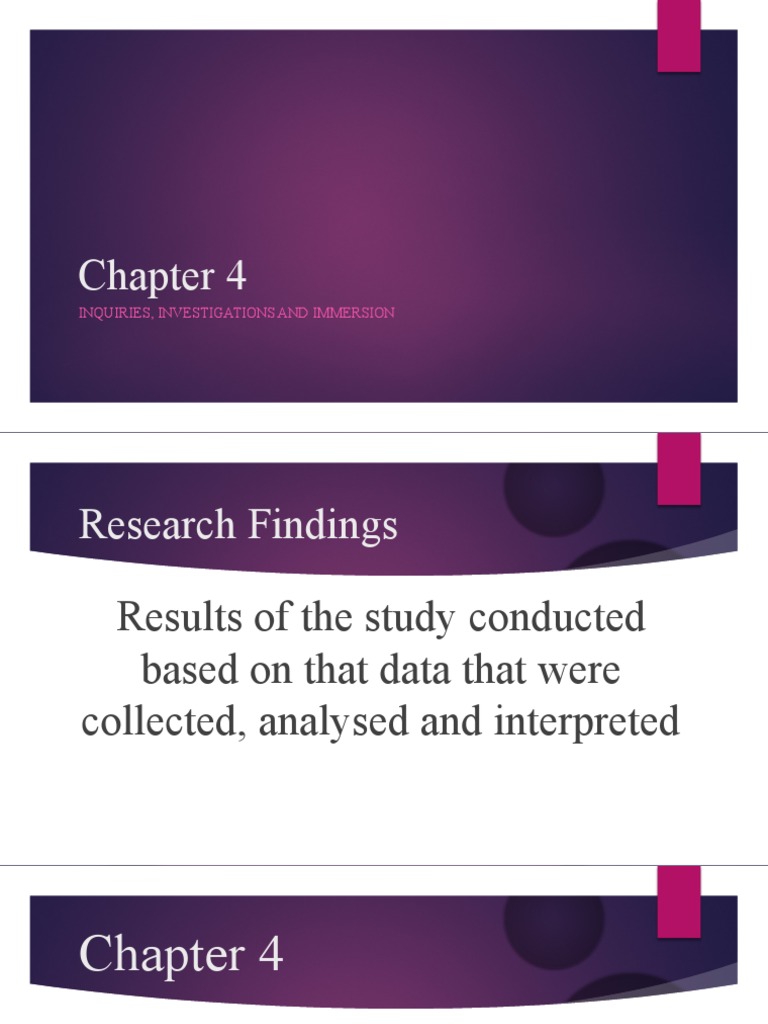 Research Findings Presentation and Analysis | PDF