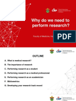 BRS 1 Why Perform Research