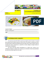 Learning Activity Sheet Cookery 10: Quarter 2 Week 8