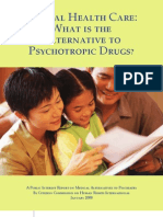 What Is The Alternative To Psychotropic Drugs White Paper