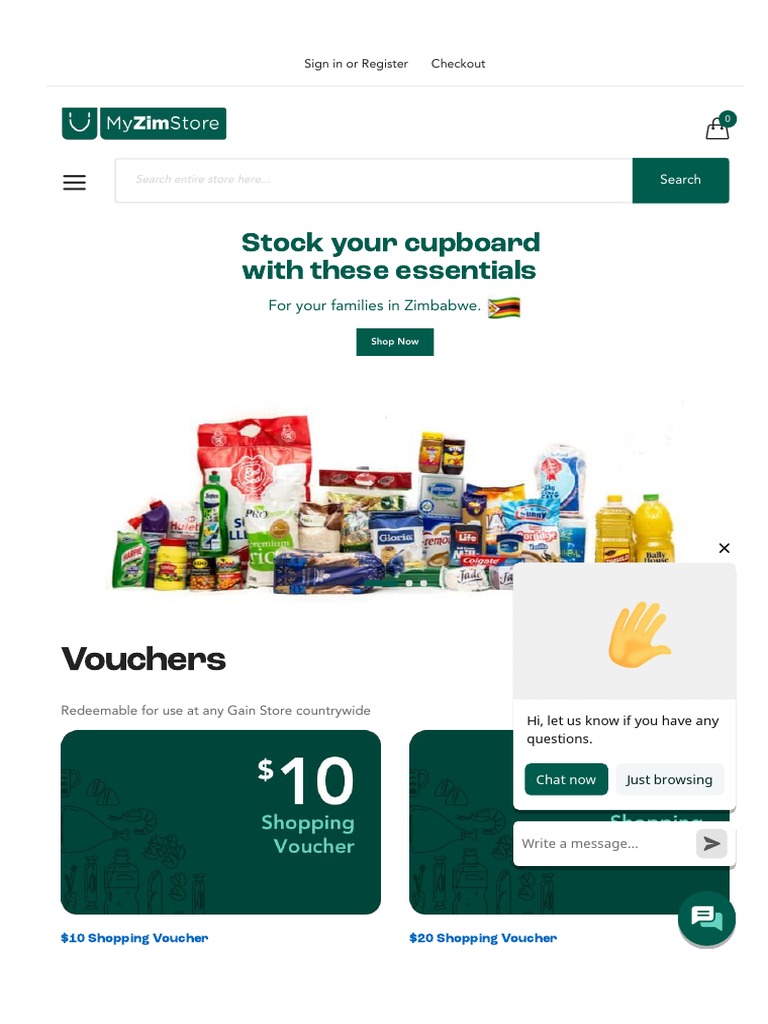 Best Grocery Online Shopping in Zimbabwe Myzimstore PDF World