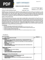 Format For Course Curriculum Course Title: Universal Human Values Credit Units: 02 Course Code