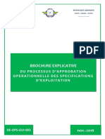 Brochure processus d'approbation opérationnelle OPS Specs