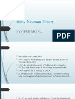 Betty Neuman Theory: Systems Model