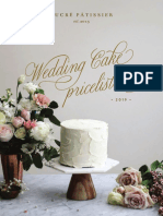 Sucre Wedding Cake Pricelist 2019