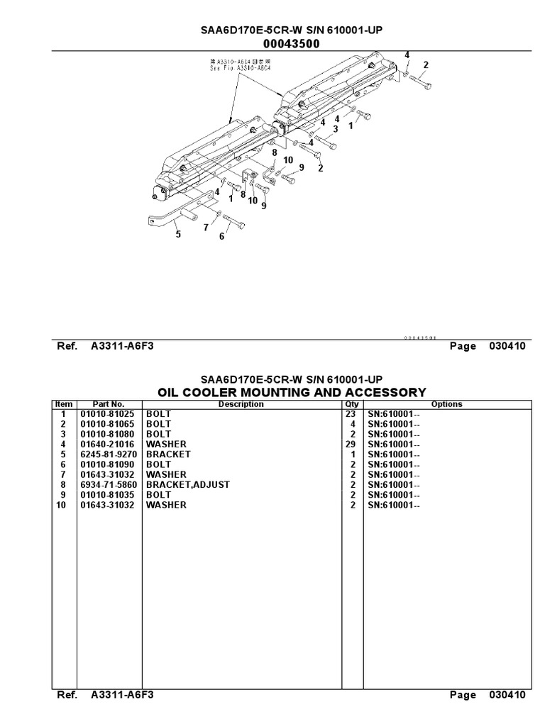 Oil Cooler Mounting and Accesso PDF