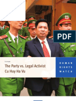 Vietnam: The Party vs. Legal Activist Cu Huy Ha Vu