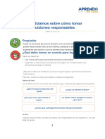 Cómo tomar decisiones responsables de forma cronológica