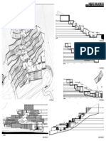 Cut Plan, Elevations and Sections: Section D