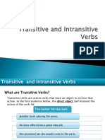 Transitive and Intransitive Verbs Guide