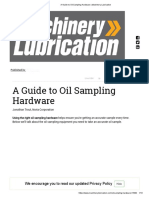 A Guide To Oil Sampling Hardware - Machinery Lubrication