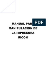 Manual impresora RICOH
