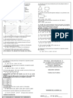 EXAMEN 2DO GRADO CUARTO BIMESTRE MATEMATICAS