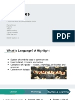 Languages - CPS Presentation