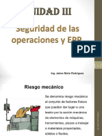 III. Seguridad de Las Operaciones y EPP