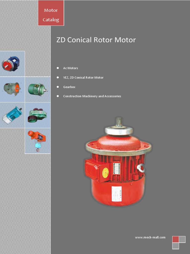 ZD-Conical Motor | Download Free PDF | Electric Motor | Electrical ...