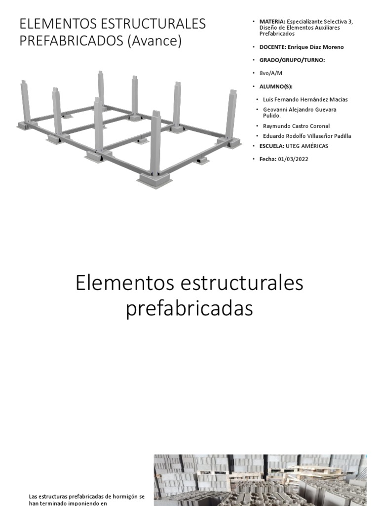 Elementos Estructurales | PDF | Fundación (Ingeniería) | Viga (Estructura)
