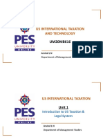 Us International Taxation and Technology: UM20MB616