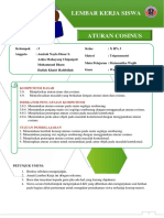 Lembar Kerja Kelompok 3 - Aturan Cosinus