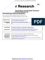 09 Light Scattering Measurements of Sub Cellular Structure Providee Noninvasive Early Detection of Chemotherapy-Induced Apoptosis