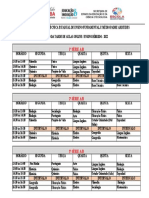 Horário escolar técnica ensino fundamental médio