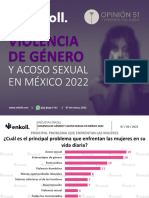 Violencia de Género y Acoso Sexual en México 2022