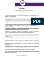 Proclama Por El 8M de Intersocial Feminista