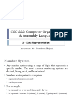 CSC 222: Computer Organization: & Assembly Language