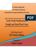 Tooth Profile Modification of Straight and Spiral Bevel Gears