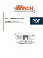 PWG / PWK Winches Series: User's Manual / Safety Warnings