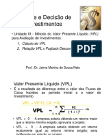 Análise do VPL para avaliação de investimentos