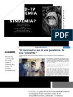 ¿Pandemia o Sindemia