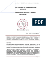 LA CADENA DE CUSTODIA EN EL PROCESO PENAL MEXICANO