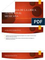 Antologia de La Lirica Tradicional Mexicana