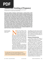 Hyperemesis Gravidarum Help Score | PDF | Nausea | Diseases And Disorders