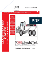 Tractor Parts Catalog for TA300R Models from Serial No. A11801011