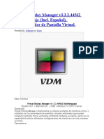 Virtual Display Manager v3.3.2.44562 Multilenguaje (Incl. Español), Administrador de Pantalla Virtual.