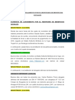 Audiencia de Juzgamiento Por El Reintegro de Beneficios Sociales