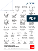 PAS010 PAS010/A PAS010/C PAS009 PAS009/B: A Series 105 - Standard Suite Profiles