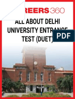 All About Delhi University Entrance Test