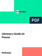 LIDERANÇA E GESTÃO DE PESSOAS - Aula 5-Pos
