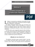GENERALIDADES DE LA LITERATURA PROFETICA - Subrayado