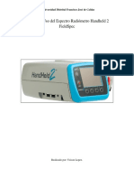 Manual de Uso Espectroradiómetro Handheld 2 FieldSpec